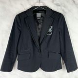 Armani Exchange Academia Collegiate School Crest Patch 3/4 Sleeve Blazer Jacket Photo 0