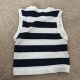 Eye Candy Costal Navy Striped Tank Top Photo 0