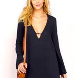 Tobi black shift dress XS NWT #55 Photo 0