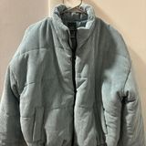Wild Fable Blue Puffer Bomber Style Jacket Photo 0