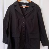 Style Setter Fashions Button Down Black Blazer Photo 0