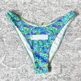 Bright Swimwear  Capri Bikini Bottoms in Flashdance Blue  Photo 0