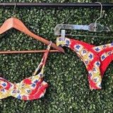 ONIA  Lydia Bikini Set in Baroque Tile Sz XS Photo 0