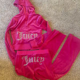 Juicy Couture  Pink Velour Set Tracksuit Photo 0