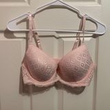 Adrienne Vittadini pink lace bra Photo 0