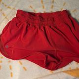 Red Lululemon Shorts Hotty Hot 2.5" 2 Size XS Photo 0
