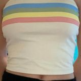 American Eagle Outfitters Rainbow Tube Top Photo 0