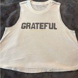 Spiritual Gangster EUC Women’s Grateful Cropped Tank Size M Photo 0