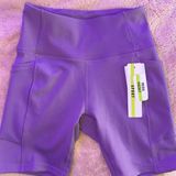 Nicole Miller Purple Biker Shorts Photo 0