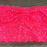 PINK - Victoria's Secret Y2K Hot Pink Rhinestone Bralette Photo 0
