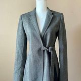 Max Mara | Gray Wool Silk Blend Blazer Jacket Sz 6 Photo 0