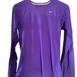 Nike  Dri-FIT Running Top Women's Size M Long Sleeve Shirt Purple Photo 0