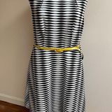 Shelby & Palmer  Black & White Sleeveless Dress Photo 0