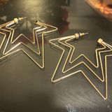 Rebecca Minkoff Stunning Triple Star Earrings Photo 0