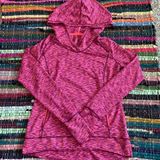 Tangerine Pink Space Dye Hooded Pullover Small Photo 0