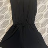 Ariella Black Romper With Pockets Photo 0