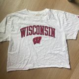 Original League Cropped University Of Wisconsin Madison Tee Photo 0