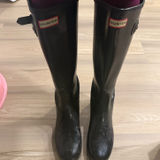 Hunter Black Tall Boots Photo 0