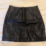 Free People Leather Mini Skirt Photo 0