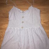 Striped Spaghetti Strap Shirt Size M Photo 0