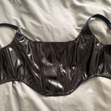 Urban Outfitters Black  Leather corset  Photo 0