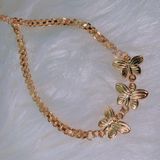 Gold Butterfly Anklet Photo 0