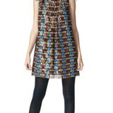 Anna Sui Retro Metallic Mini Dress Photo 0