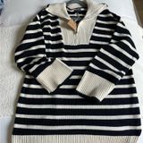 Blu Pepper  Sweater Dress Striped Photo 0