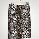 White House | Black Market CLEARANCE! Leopard WHBM Midi Pencil Skirt Size 6 Like New Photo 0