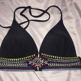 California Waves Black Bikini Top Photo 0