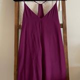 Alice + Olivia NWOT Plum Purple Silk Racerback Mini Dress Photo 0