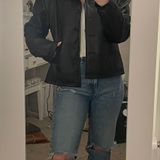 Massimo Dutti Massimo Black Leather Jacket  Photo 0