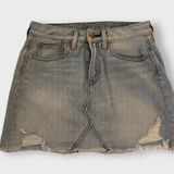 American Eagle High Waisted Denim Skirt Photo 0