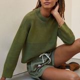 Anthropologie Daily Practice ribbed knit pullover sweater Photo 0