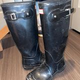 Hunter Boots Tall Black Classic Gloss Photo 0