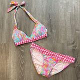 Lilly Pulitzer Women’s Xs/S Bailor Top & Surfs Up Bottom Swim Summer Bikini Set Photo 0
