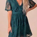 Bella Ella Boutique Light My Fire Lace Mini Dress Photo 0