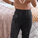 Ny Collection Black Flare Bottom Pants  Photo 0