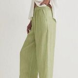 Madewell NWT  Crinkle Crepe Straight-Leg Crop Pants Photo 0