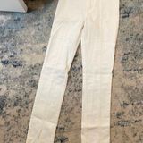 ZARA White High Waisted Pants Size 6 Photo 0