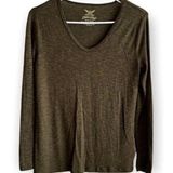 Faded Glory  Sea Turtle Heather Long-sleeve Top, Small (4-6) Photo 0