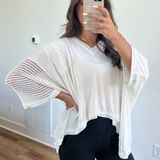 These Three Boutique Oversized Flowy Top  Photo 0