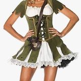 Leg Avenue  Plus Size Thief Of Hearts Corset Peasant Costume Dress Photo 0
