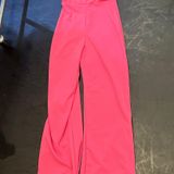 Pretty Little Thing Pink Jumpsuit One Shoulder  Photo 0