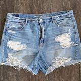 American Eagle Distressed Boyfriend Jean Shorts 16 Photo 0