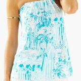 Lilly Pulitzer Tyra Blue Tube Top - xs Photo 0