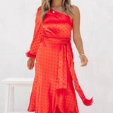 VICI Red Long Dress Photo 0