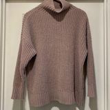 Aerie Oversized Knit Turtleneck Sweater Size Small Photo 0