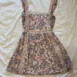 En Crême Floral Pink Lace Sundress Photo 0