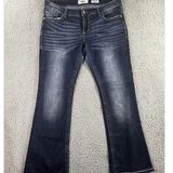 Daytrip Jeans Women 31 Virgo Bootcut Mid Rise Dark Wash Blue Denim Pants Photo 0